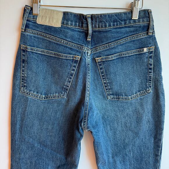 Everlane The Original Cheeky Jean Organic Cotton Straight Leg Size 27 Blue Denim - Picture 7 of 16